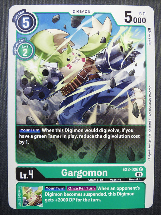 Gargomon EX2 - Digital Hazard - Digimon Card #4K1