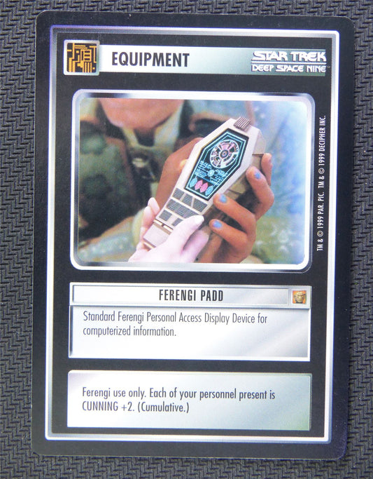 Equipment Ferengi Padd - Star Trek CCG Deep Space Nine #54Y