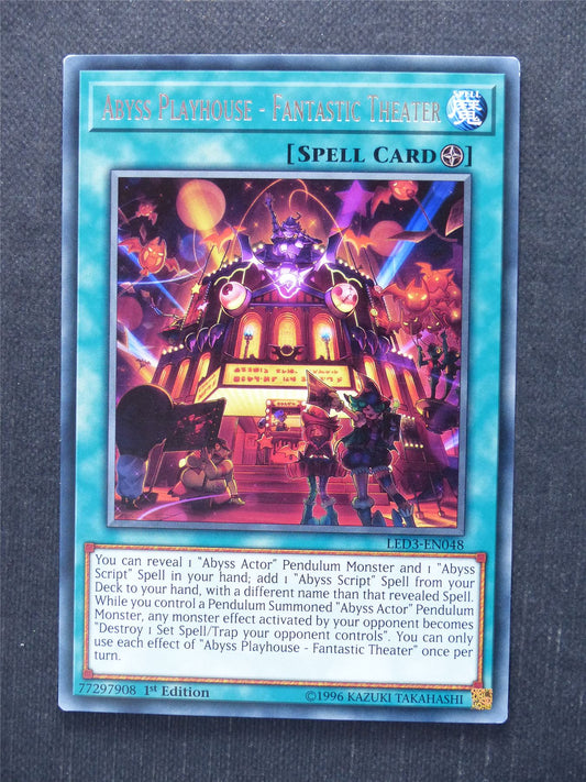 Abyss Playhouse - Fantastic Theater LED3 Rare - 1st ed - Yugioh Cards #MQ