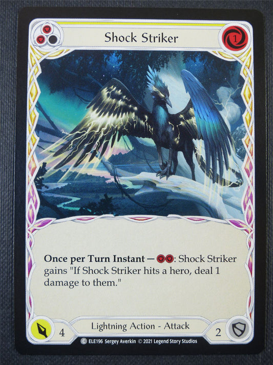 Shock Striker - Yellow - Tales of Aria 1st ed - Flesh and Blood Card #626