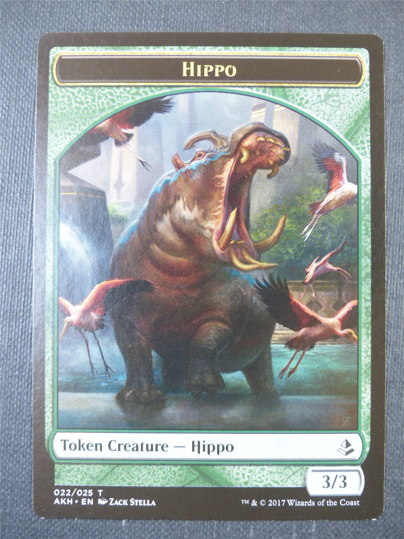 Hippo Token - Mtg Card #122