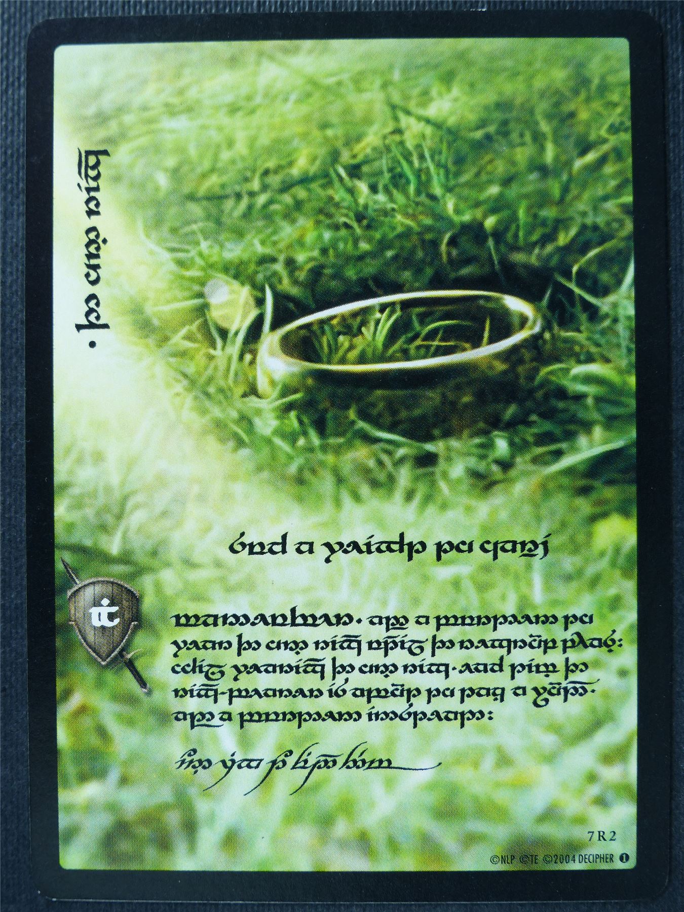 The One Ring 7 R 2 - Elvish LotR Card #3NP