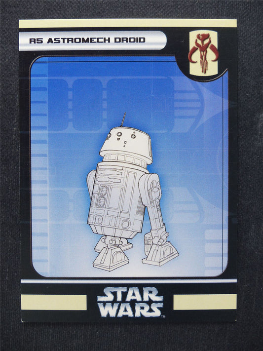 R5 Astromech Droid 58/60 - Star Wars Miniatures Spare Cards #7A