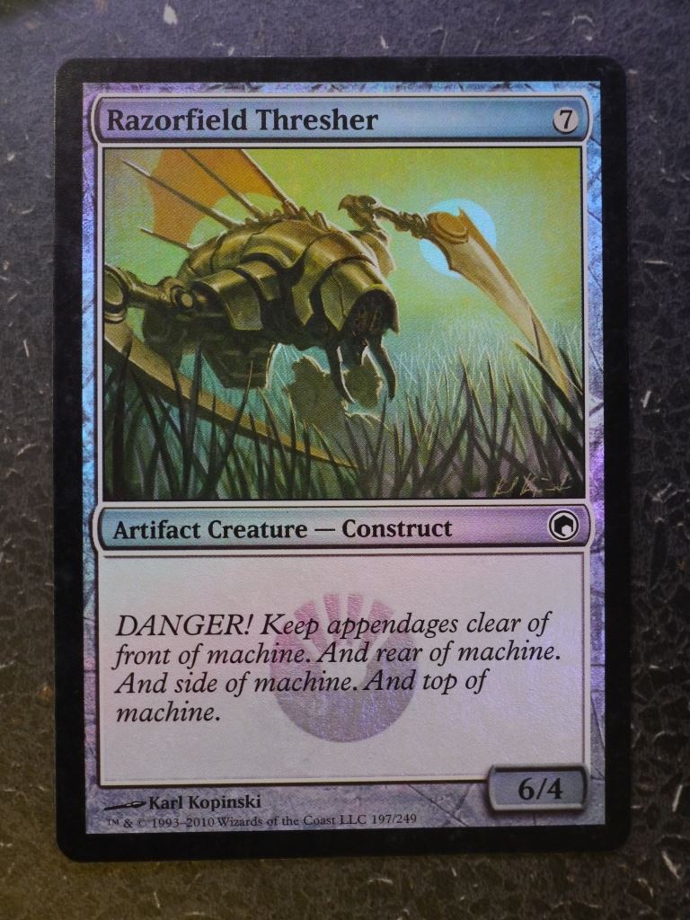 MTG Magic Cards: RAZORFIELD THRESHER FOIL # 4H92