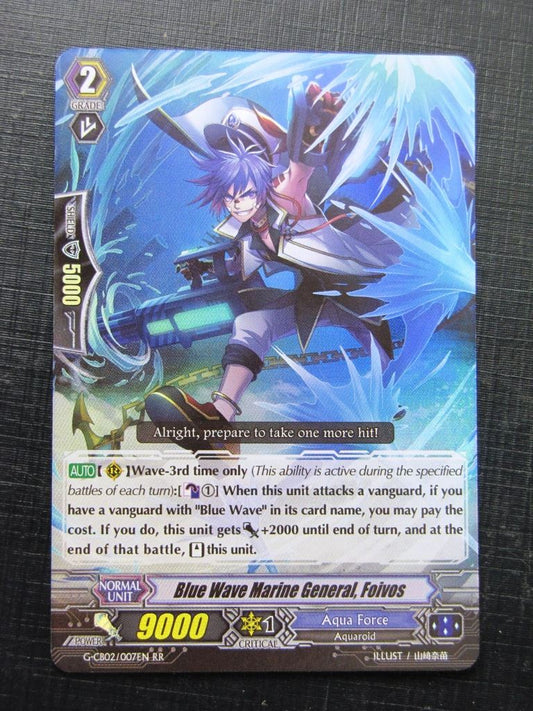 BLUE WAVE MARINE GENERAL FOIVOS G-CB02 RR - Vanguard Card #