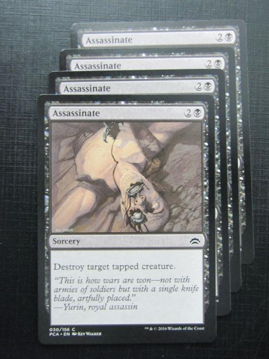 MTG Magic Cards: ASSASSINATE x4 # 25J38