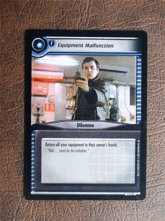 Equipment Malfunction - Star Trek CCG TCG Card #Z9