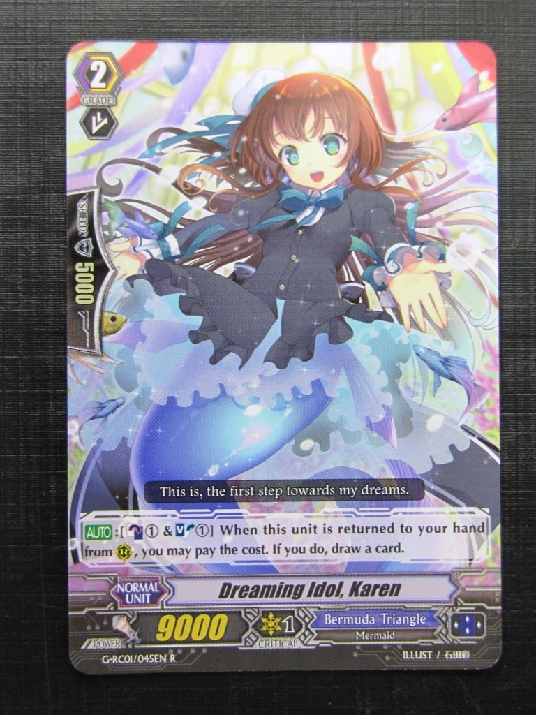 Vanguard Cards: DREAMING IDOL, KAREN G-RC01 R # 26E18