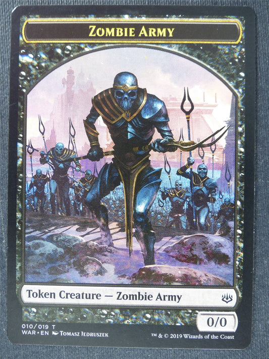 Zombie Army 010/019 Token - Mtg Magic Cards #1QA