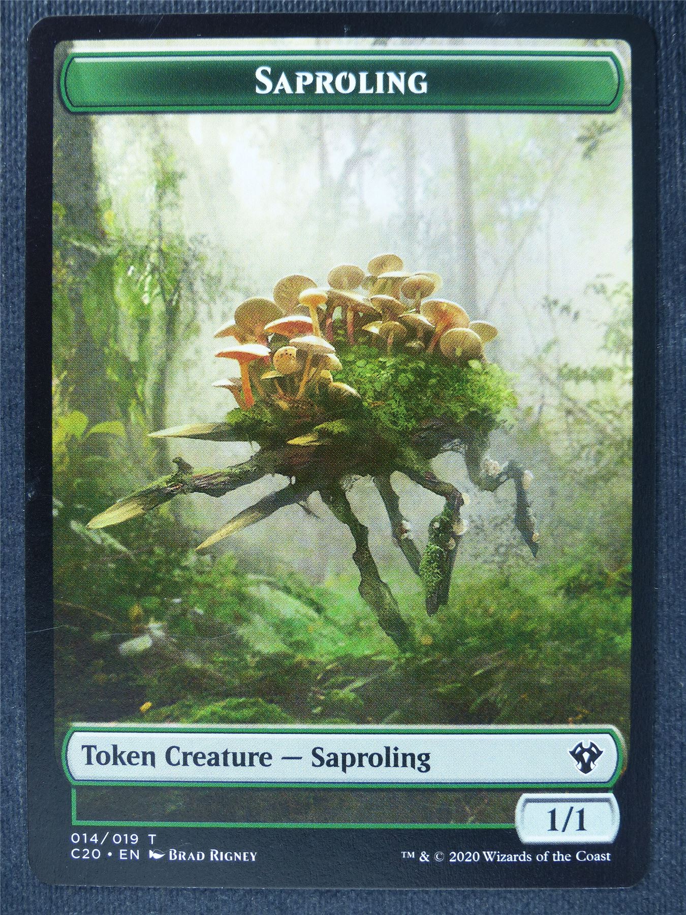 Treasure/Saproling Token - Mtg Magic Cards #RQ