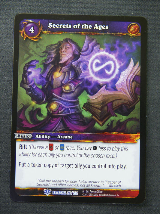 Secrets Of The Ages - Rare - World Of Warcraft #1O5