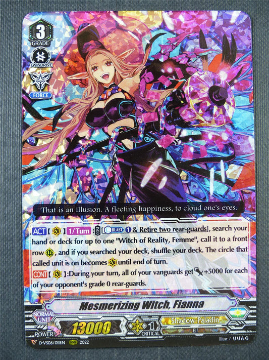 Witch of Reality Femme D-VS06 RRR - Vanguard Card #7JU