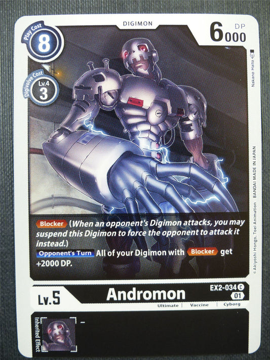 Andromon EX2 - Digital Hazard - Digimon Card #4KD