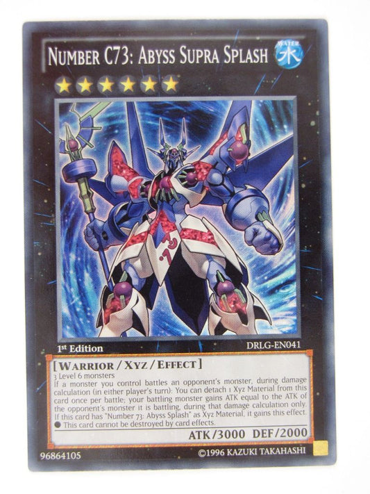 Yugioh Cards: NUMBER C73: ABYSS SUPRA SPLASH DRLG: Dragons of Legend 1st Ed