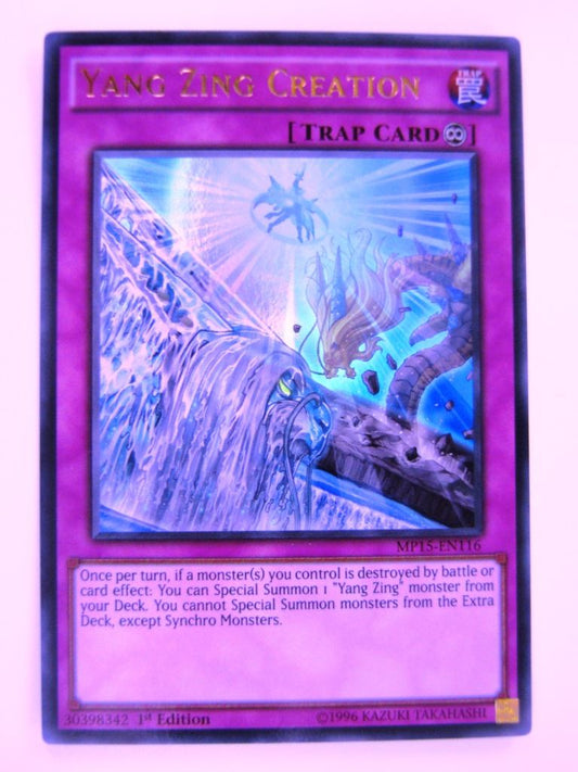 Yugioh Cards: YANG ZING CREATION MP15 ULTRA RARE # 15C67