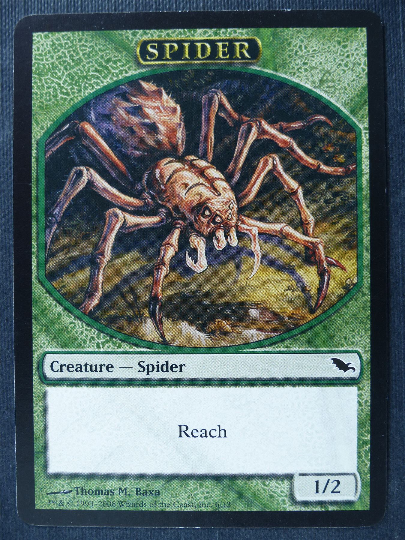Spider Token - Mtg Card #3XK