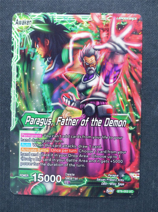 Paragus Father of the Demon - Dragon Ball Super Cards #8X