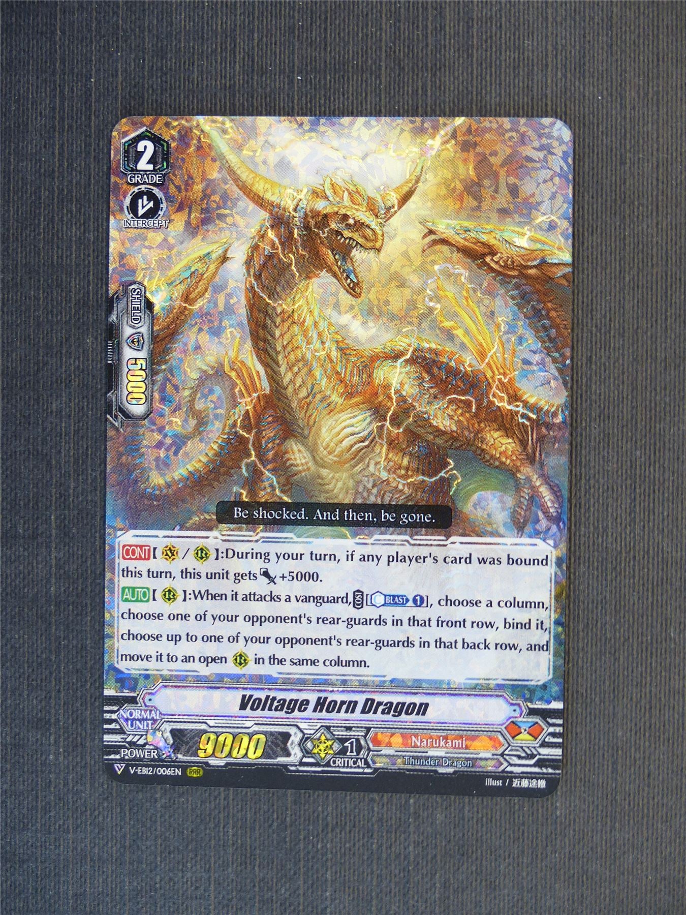 Voltage Horn Dragon V-EB12 RRR - Vangurd Cards #4XN