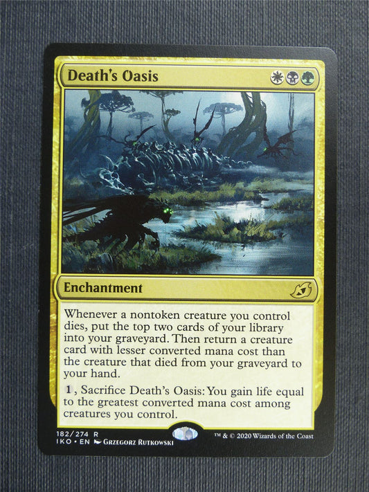 Death's Oasis - IKO Mtg Card