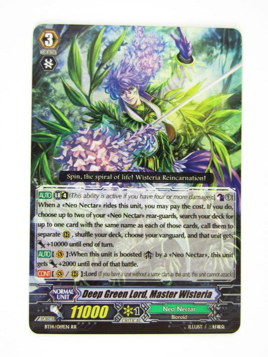 CFV Cards: DEEP GREEN LORD, MASTER WISTERIA BT14:Brilliant Strike