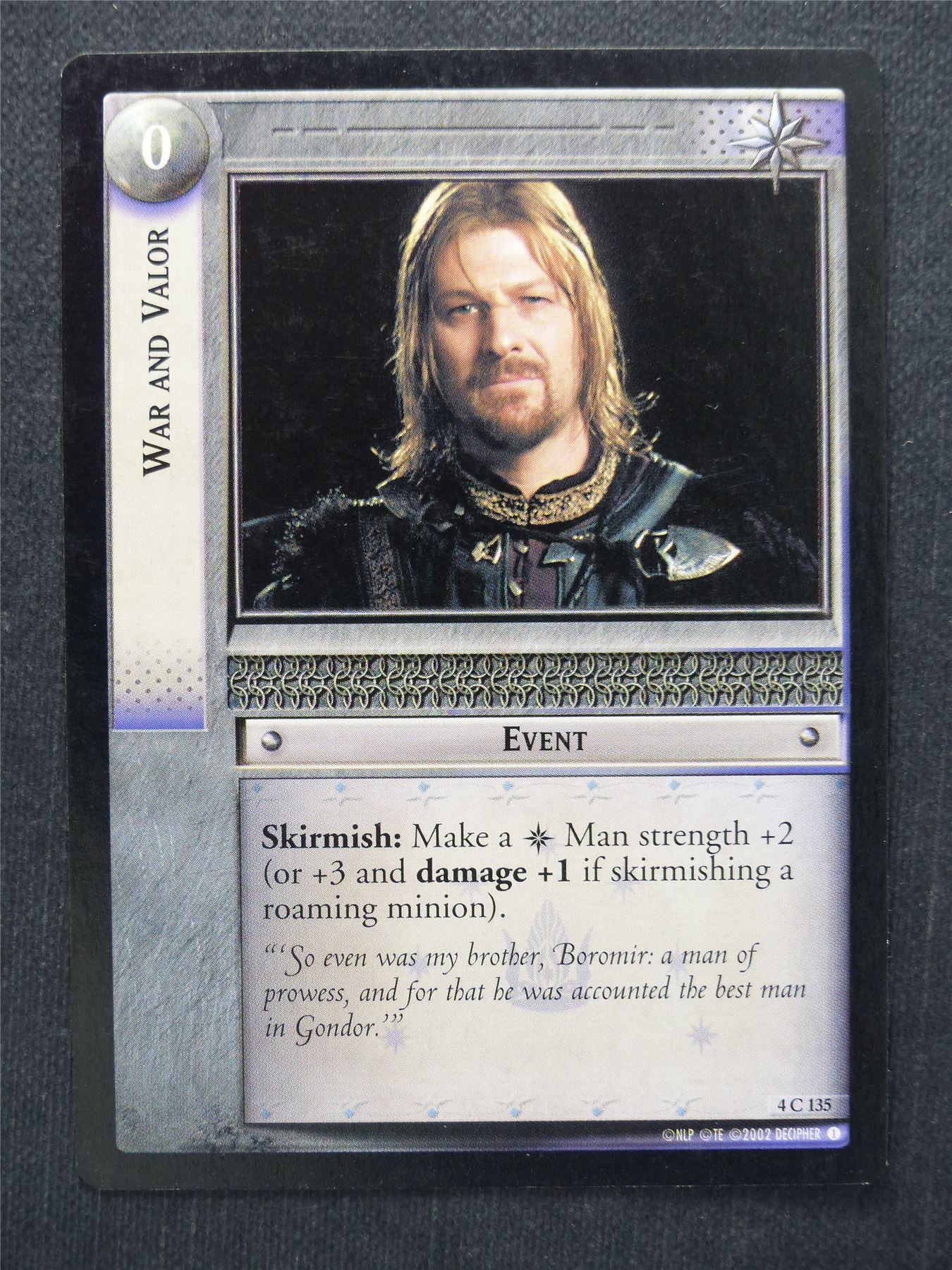 War and Valor 4 C 135 - LotR Cards #OM