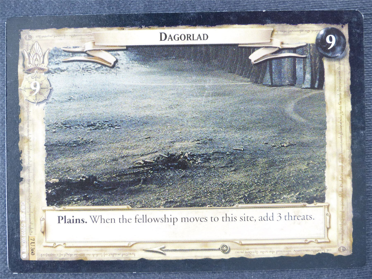 Dagorlad 7 U 360 - played - LotR Cards #JX