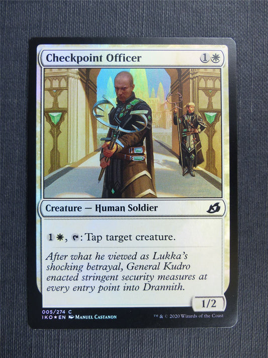 Checkpoint Officer Foil - IKO - Mtg Card