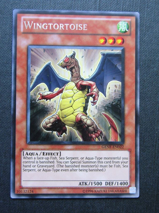 Wingtortoise GENF Rare - 1st ed - Yugioh Cards #10O