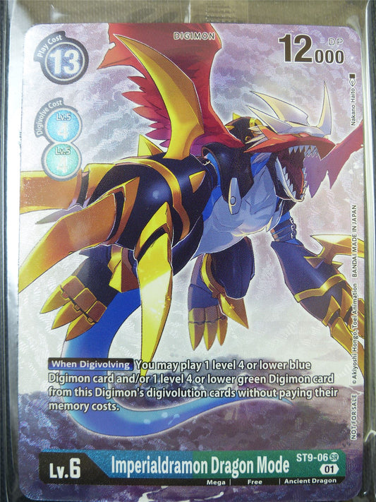 Imperialdramon Dragon Mode ST09 SR alt art sealed - Digital Hazard - Digimon Card #4JF