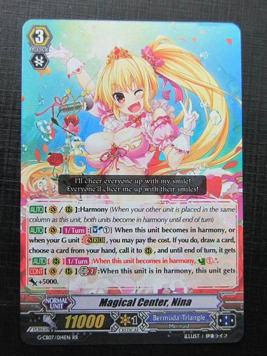 Magical Center Nina G-CB07 RR - Vanguard Card # 1B49