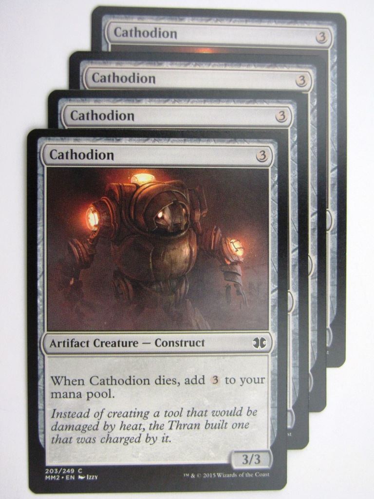 MTG MODERN MASTERS TWO: CATHODION x4 # 28B93
