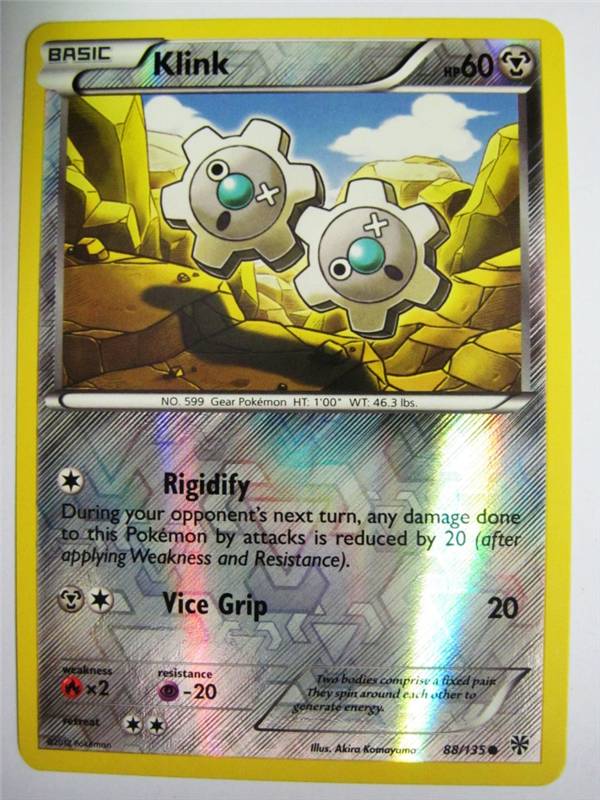 Pokemon CCG - KLINK 88/135 REV HOLO