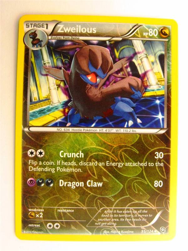 POKEMON CCG: ZWILOUS 93/124 REVERSE FOIL