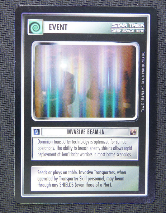 Event Invasive Beam In - Star Trek CCG Deep Space Nine #55B