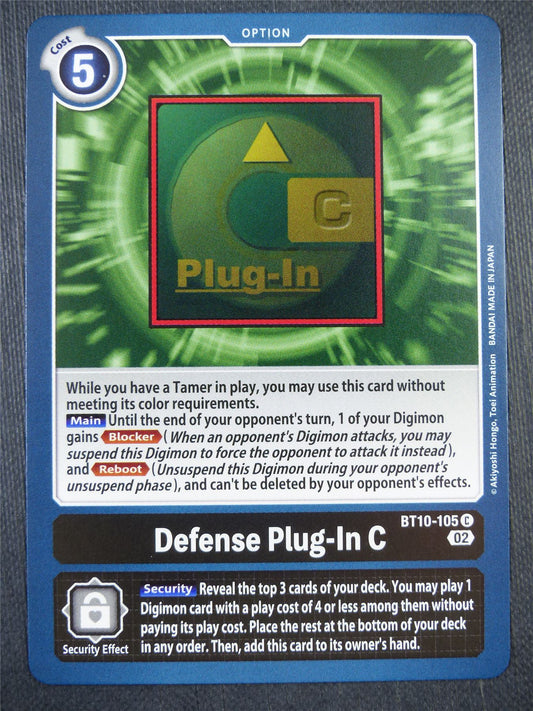 Defense Plug-In C BT10-0105 - Xros Encounter - Digimon Card #997