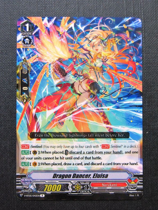 Dragon Dancer Eluisa V-BT05 R - Vanguard Cards #3X