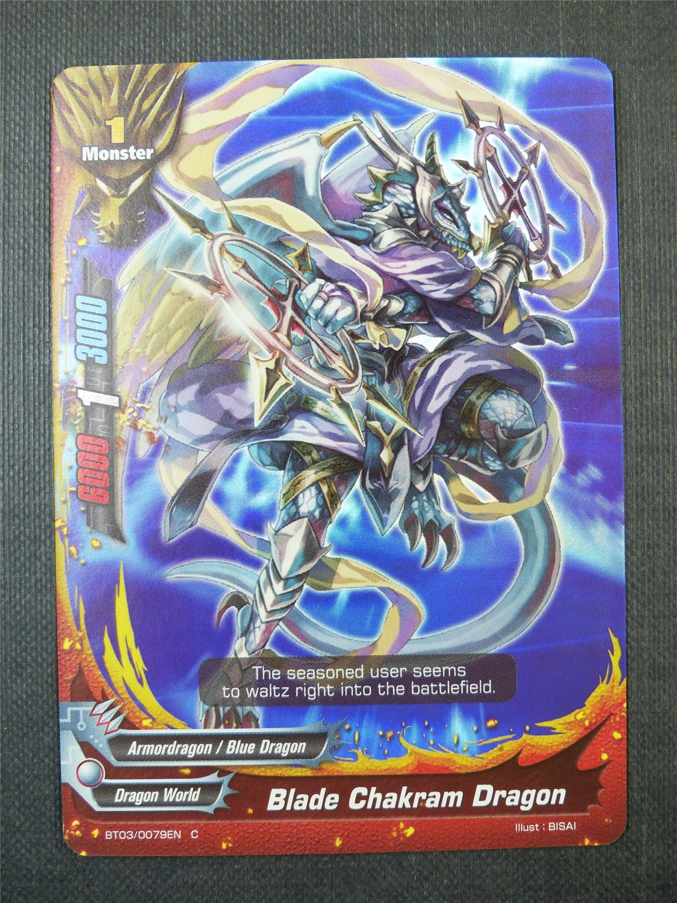 Blade Chakram Dragon C Foil - Buddyfight Card #4P