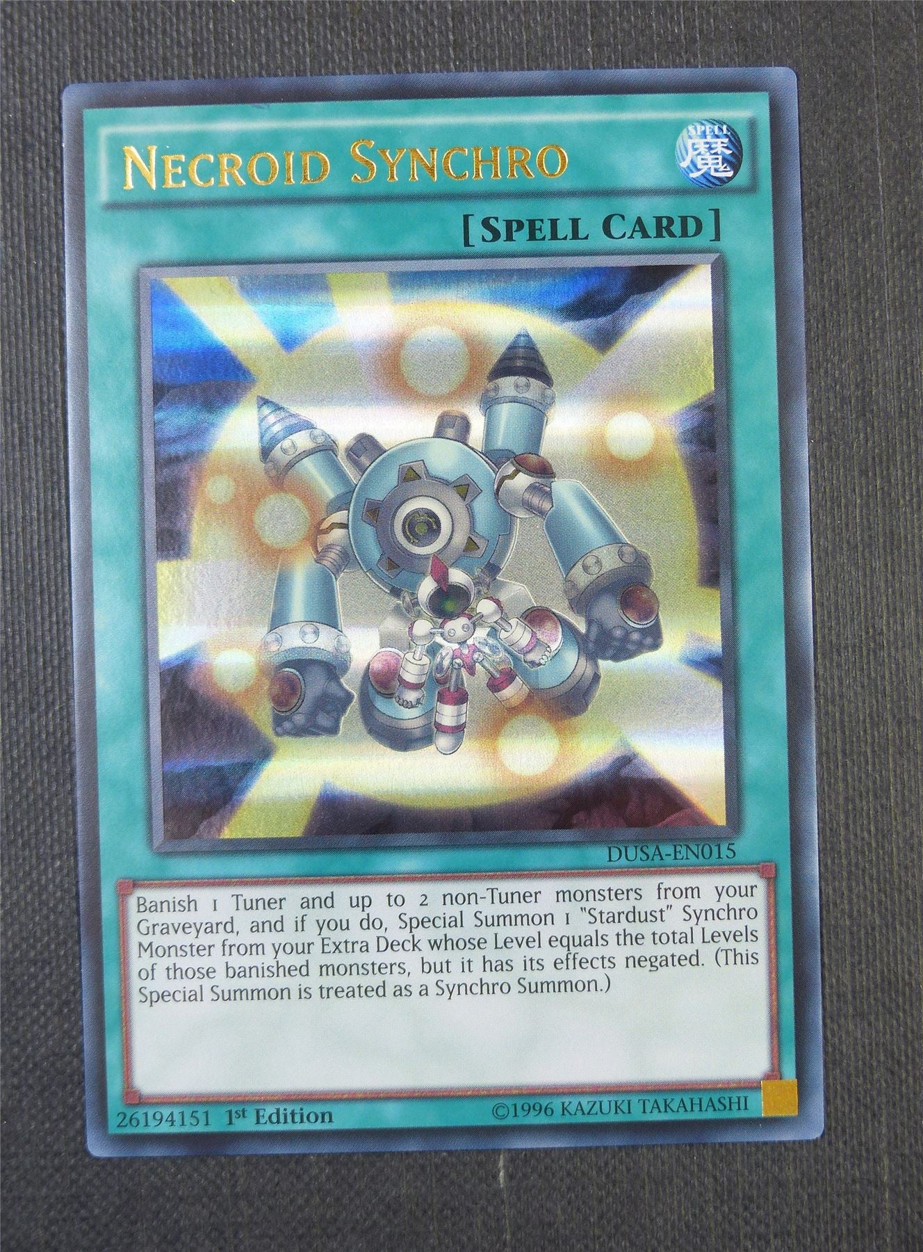 Necroid Synchro DUSA 1st Ed - Ultra Rare - Yugioh Card #7GS