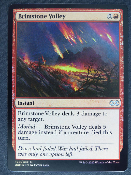 Brimstone Volley Foil - Double Masters - Mtg Magic Cards #2V