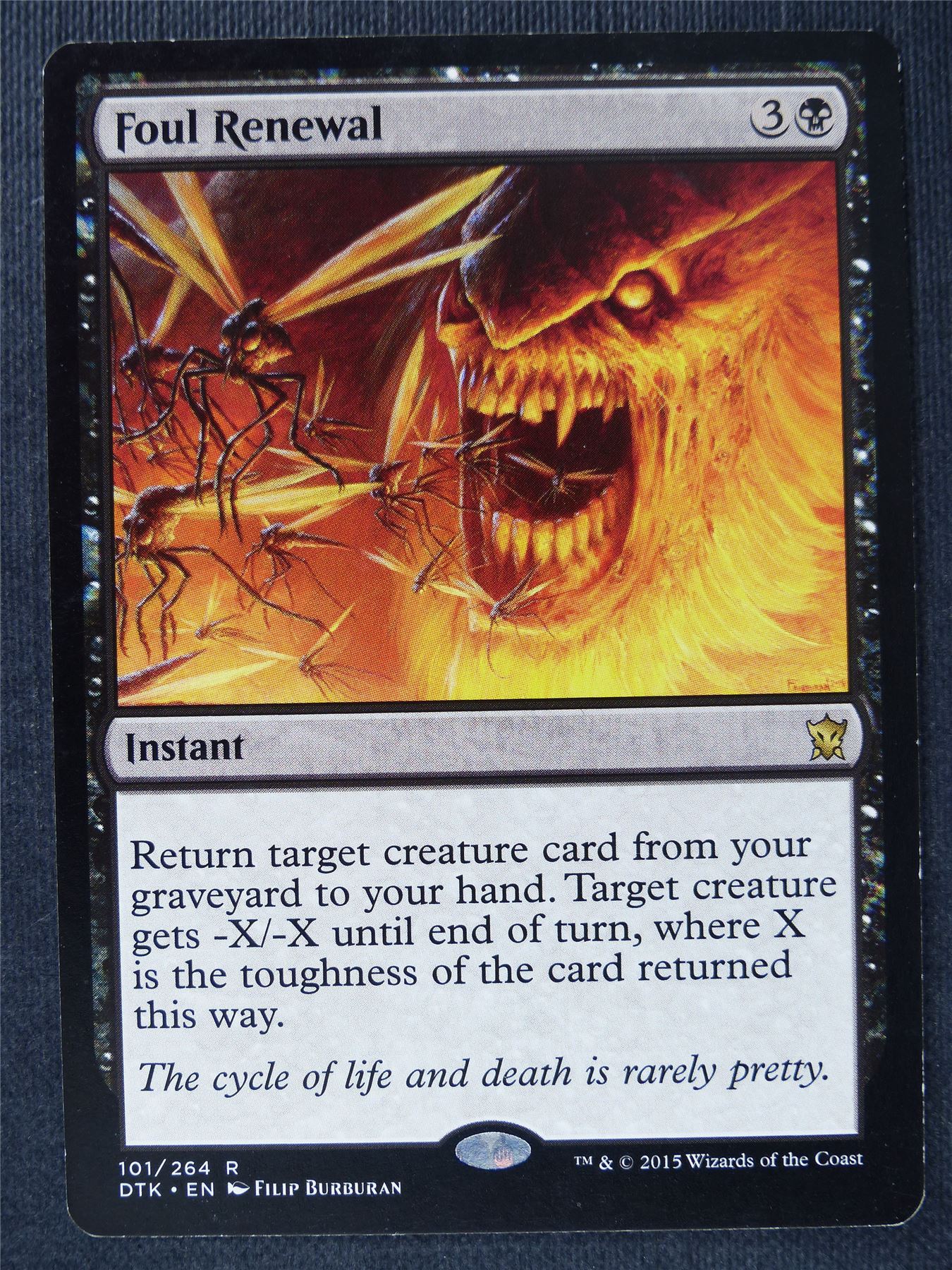 Foul Renewal - Mtg Magic Cards #I9