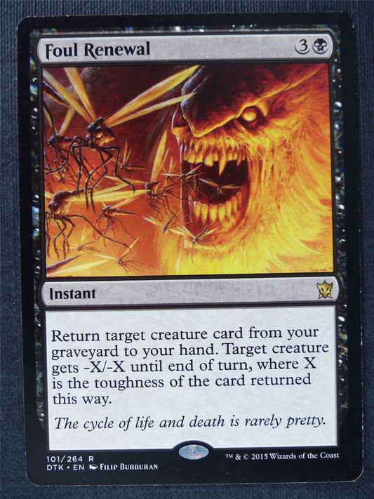 Foul Renewal - Mtg Magic Cards #I9
