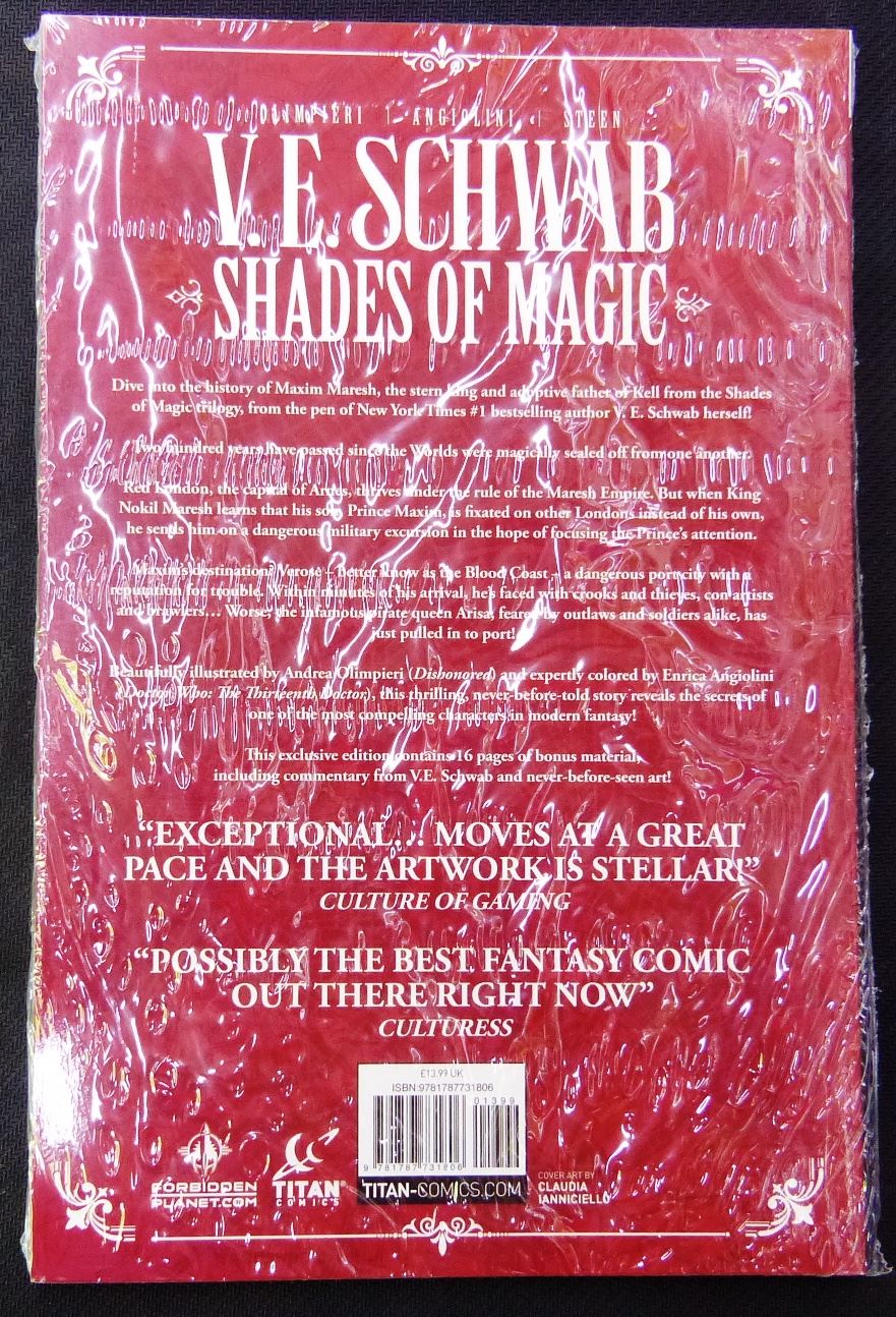 V E Schwab - Shades Of Magic - The Street Prince #1 - Art Softback #W2