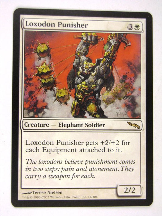 MTG Magic: the Gathering Cards: LOXODON PUNISHER: MRD
