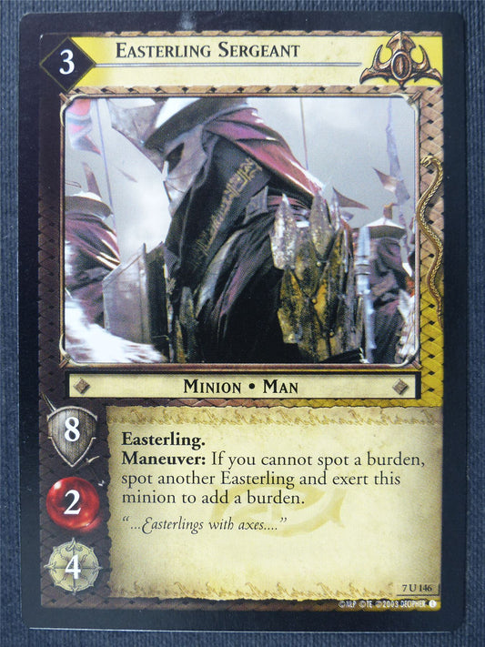 Easterling Sergeant 7 U 146 - LotR Cards #31L