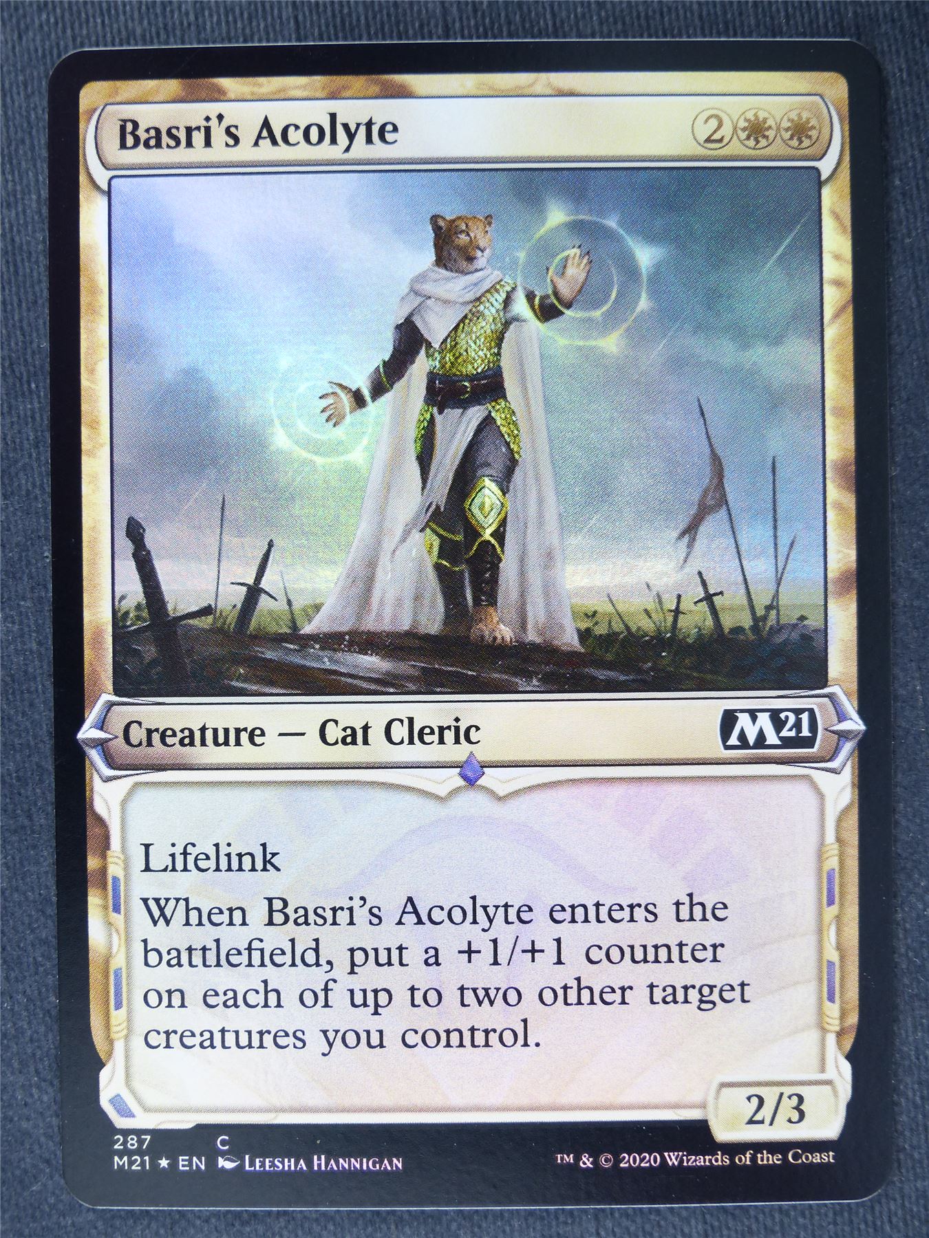 Basri's Acolyte Alt Border Foil - Mtg Magic Cards #KR