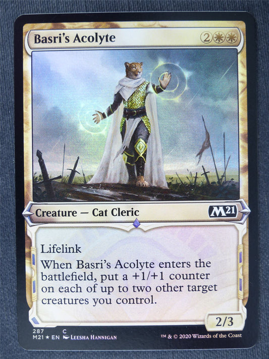 Basri's Acolyte Alt Border Foil - Mtg Magic Cards #KR