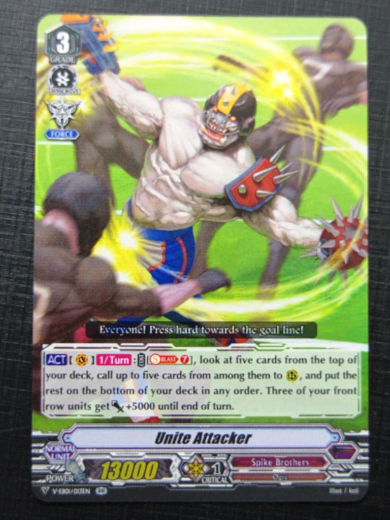 Unite Attacker V-EB01 RR - Vanguard Card # 2H6