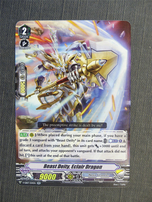 Beast Deity �clair Dragon V-EB07 RR - Vanguard Cards #64F