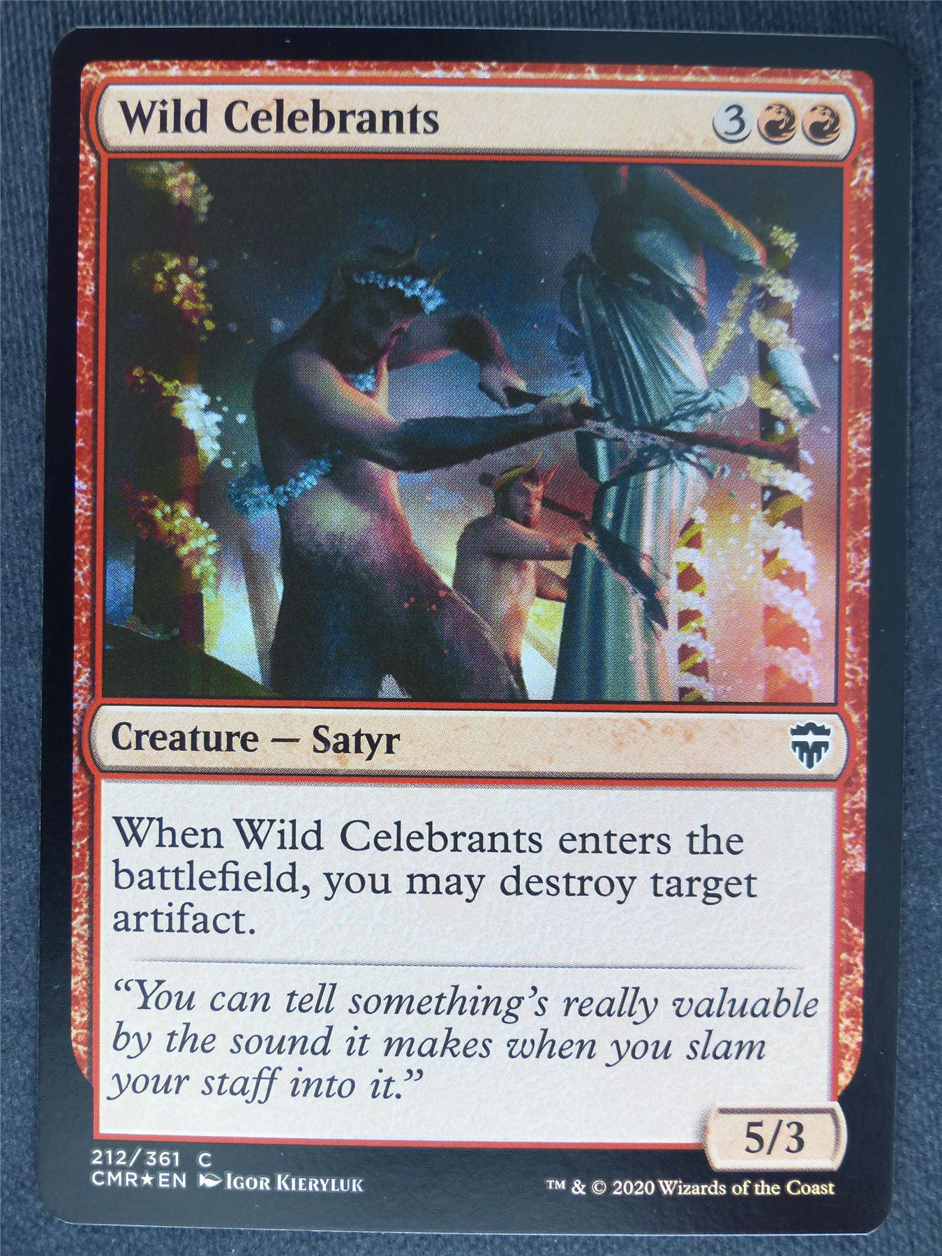 Wild Celebrants Foil - Mtg Magic Cards #AX