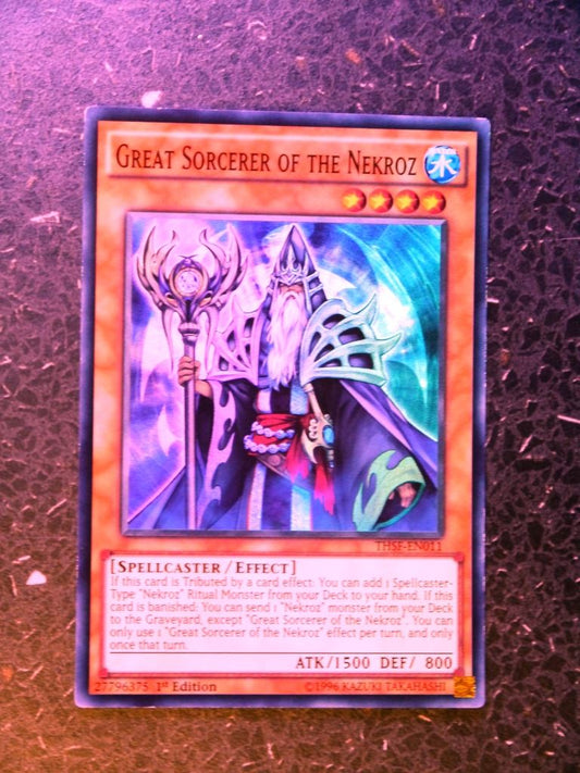 Yugioh Cards: GREAT SORCERER OF THE NERCOZ THSF SUPER RARE # H56